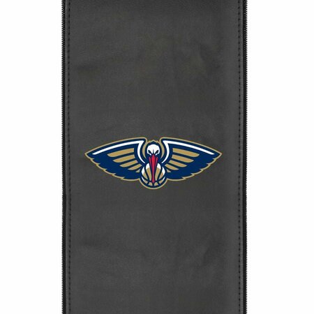 Dreamseat Silver Loveseat with New Orleans Pelicans Primary Logo XZ7759003LSCDBK-PSNBA31085